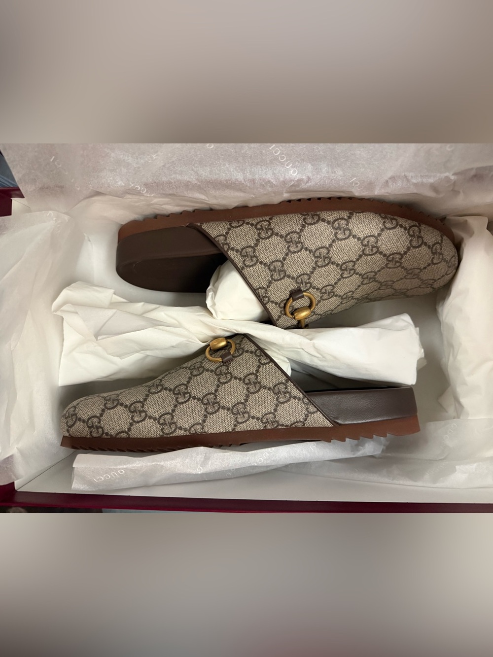 Gucci Sol GG Canvas Clog NWT - Picture 16 of 16